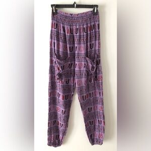 EARTHBOUND Purple Harem Pants